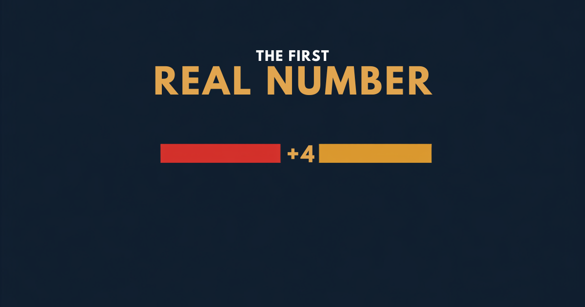 The First Real Number